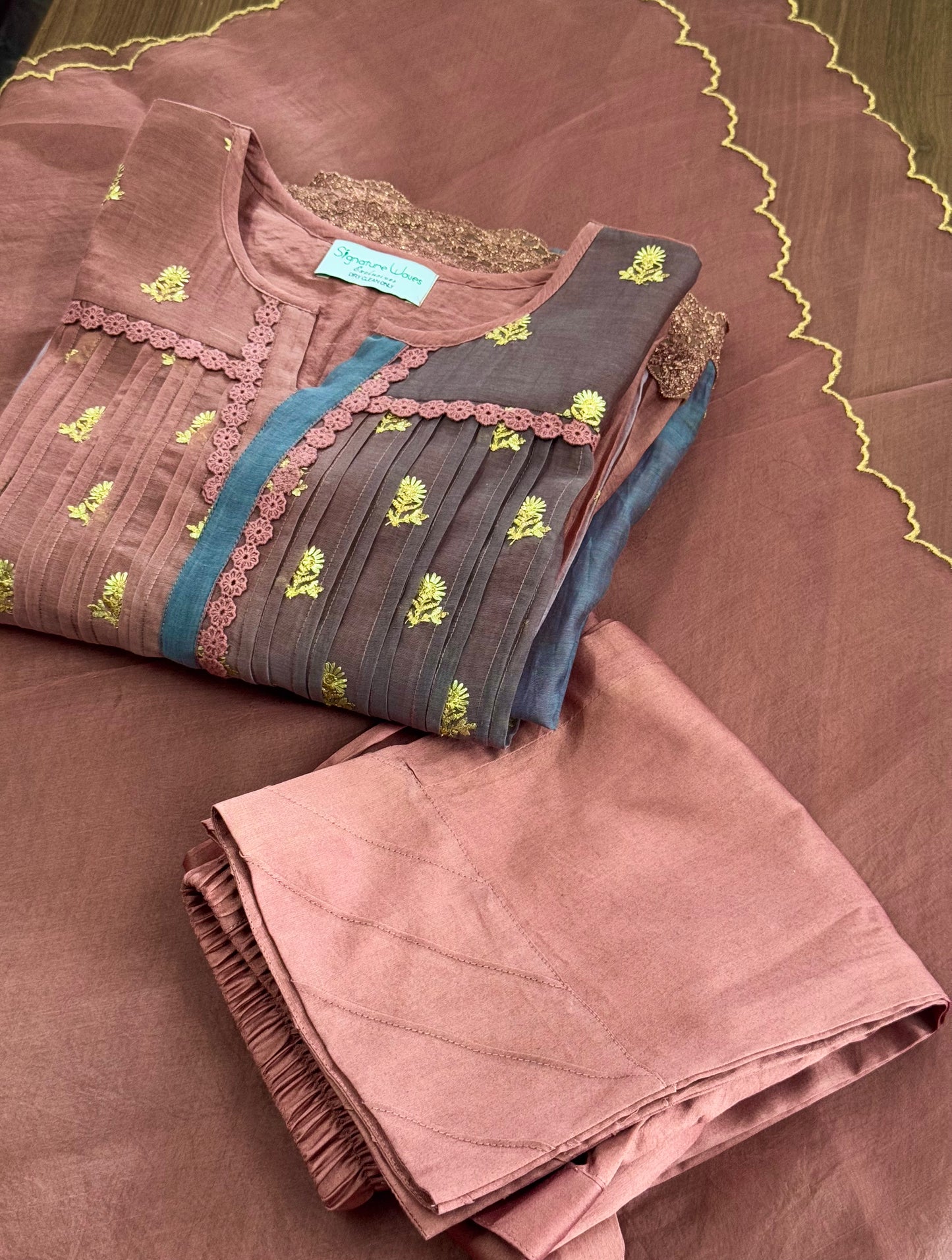 Palette Dreams - Ombre dyed pure banarasi chanderi