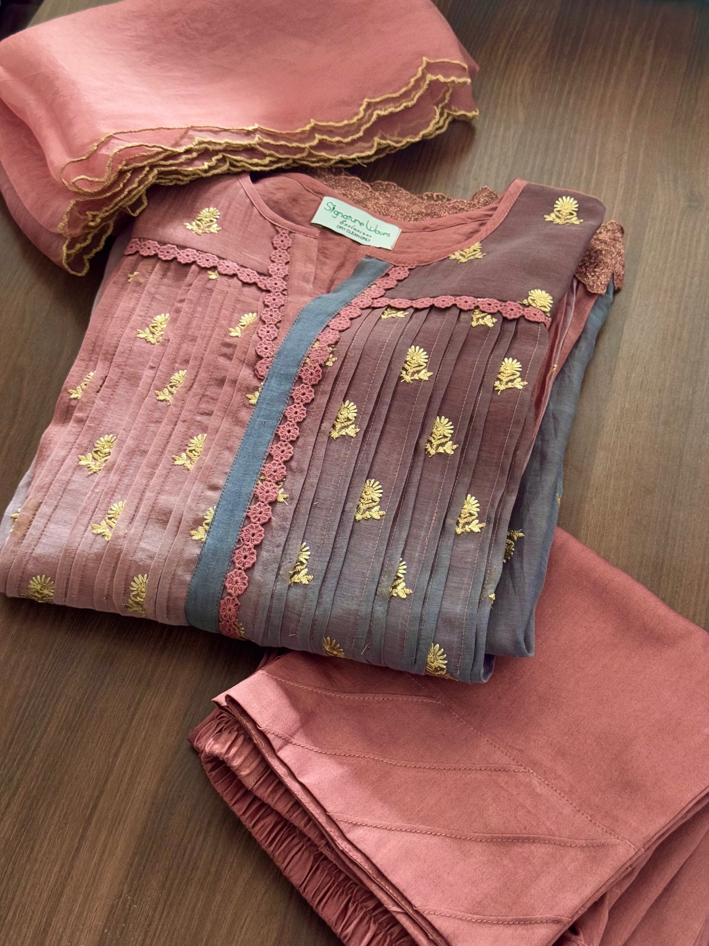Palette Dreams - Ombre dyed pure banarasi chanderi