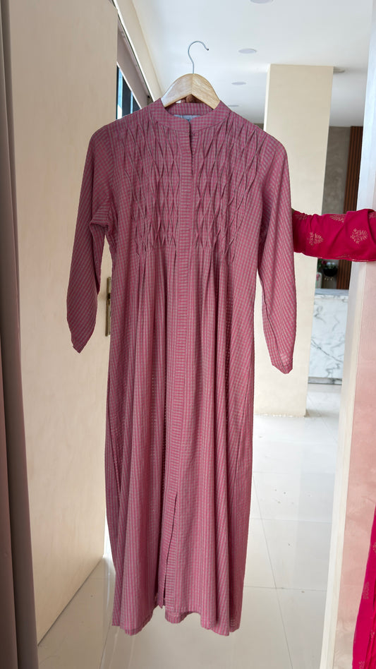 COTTON CHECKS - PINK