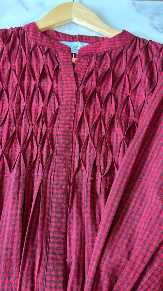 COTTON CHECKS - RED