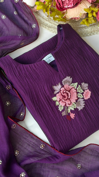 A ROSE IN PURPLE