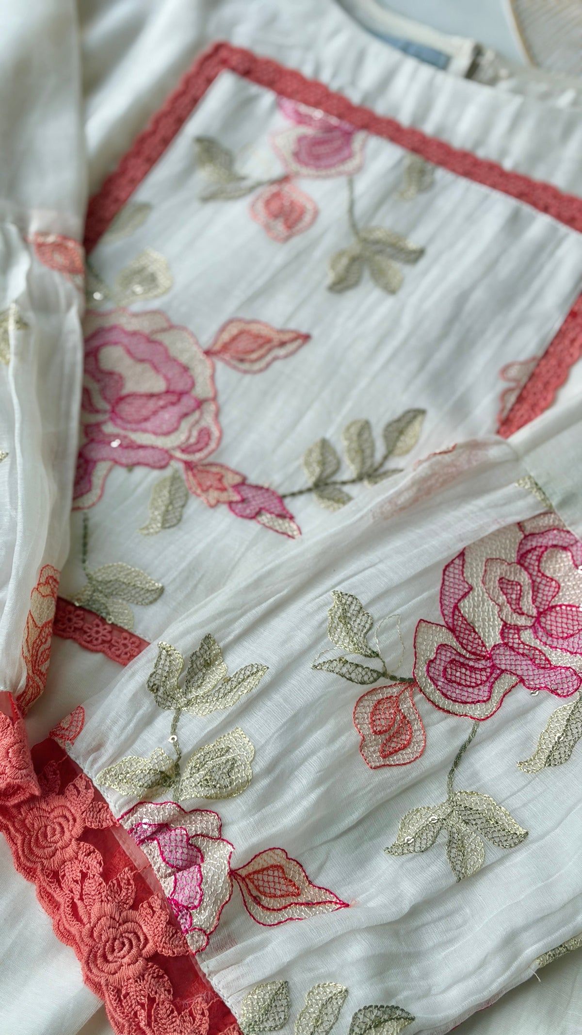 CORAL ON IVORY