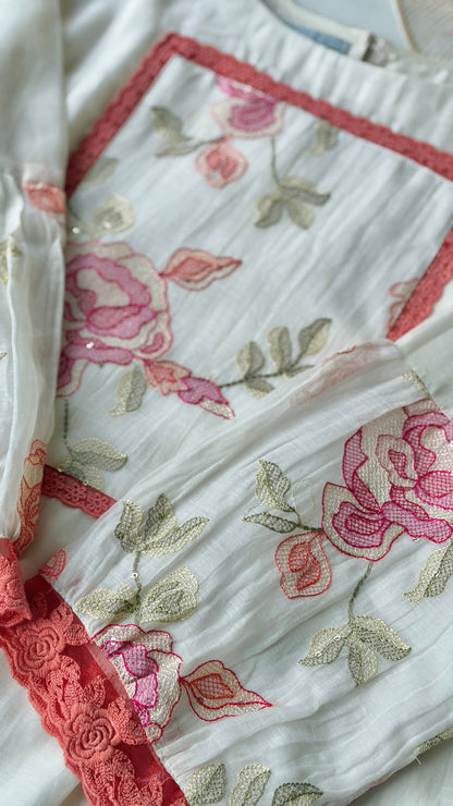 CORAL ON IVORY