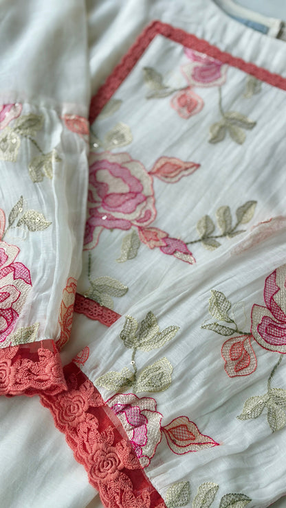 CORAL ON IVORY