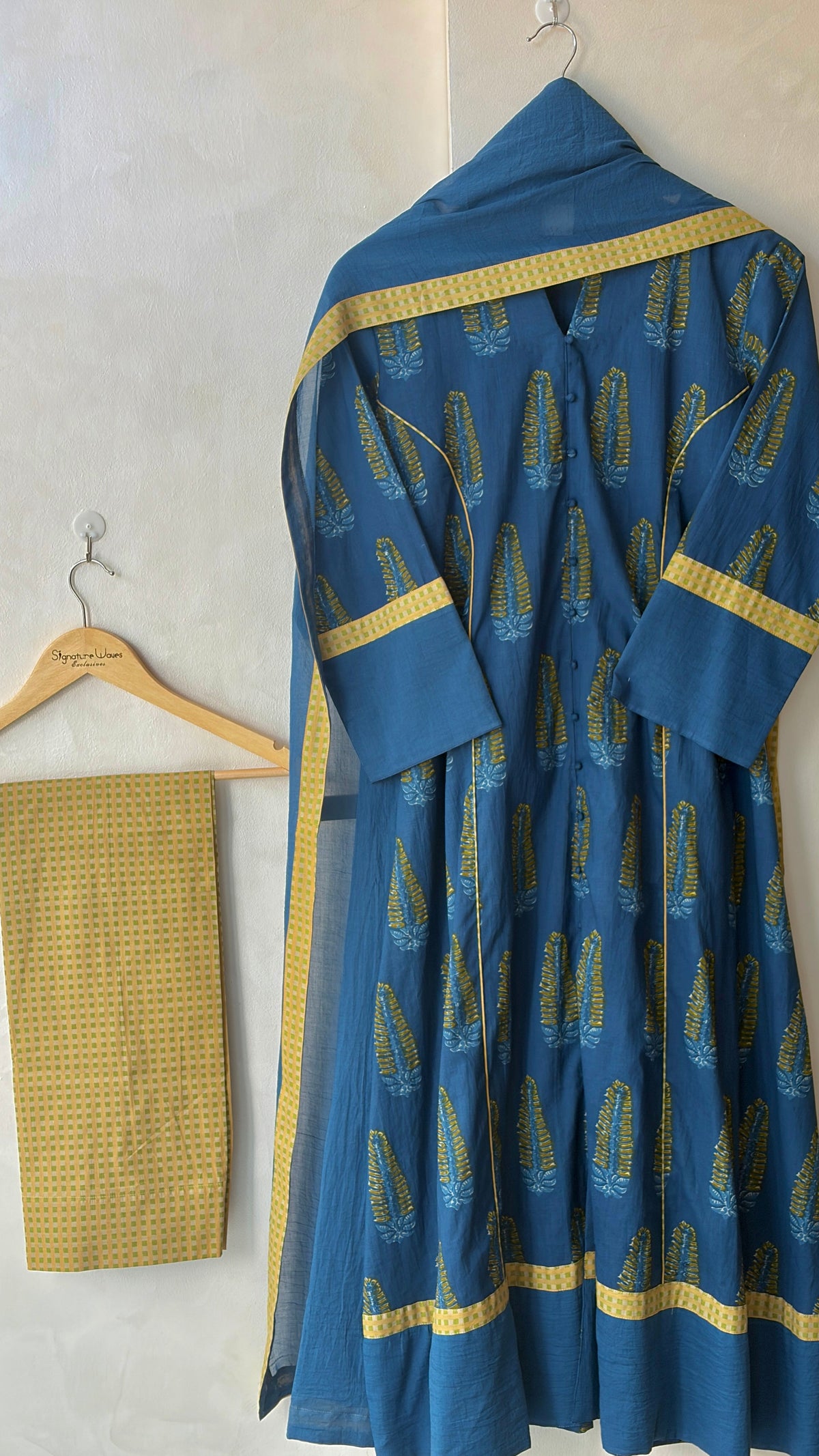 COTTON CRUSH IN BLUE