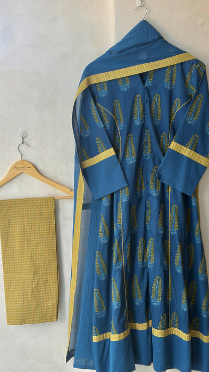 COTTON CRUSH IN BLUE