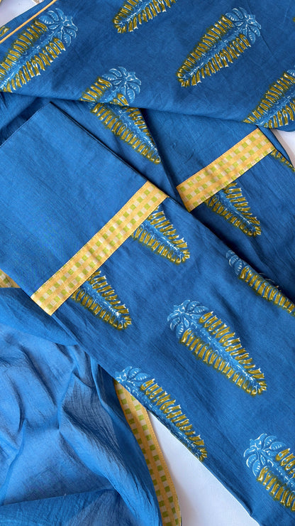 COTTON CRUSH IN BLUE