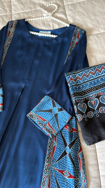 MIDNIGHT BLUE DRAPES