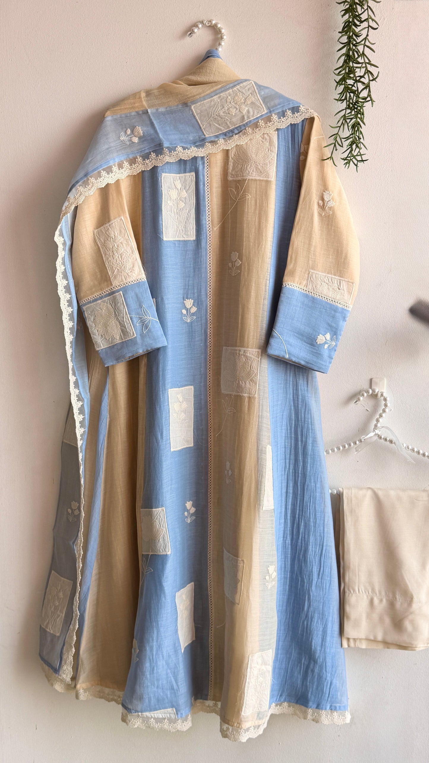 MUTED BLUE BEIGE