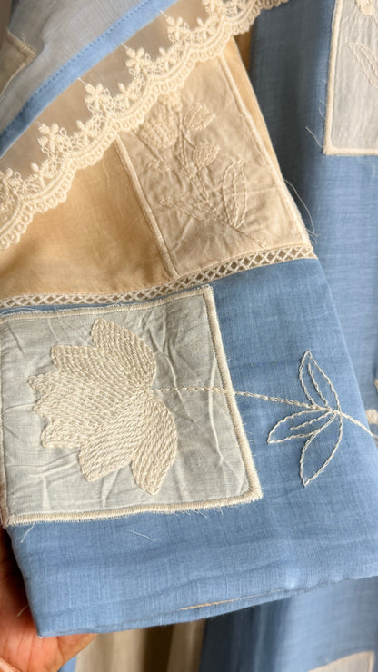 MUTED BLUE BEIGE