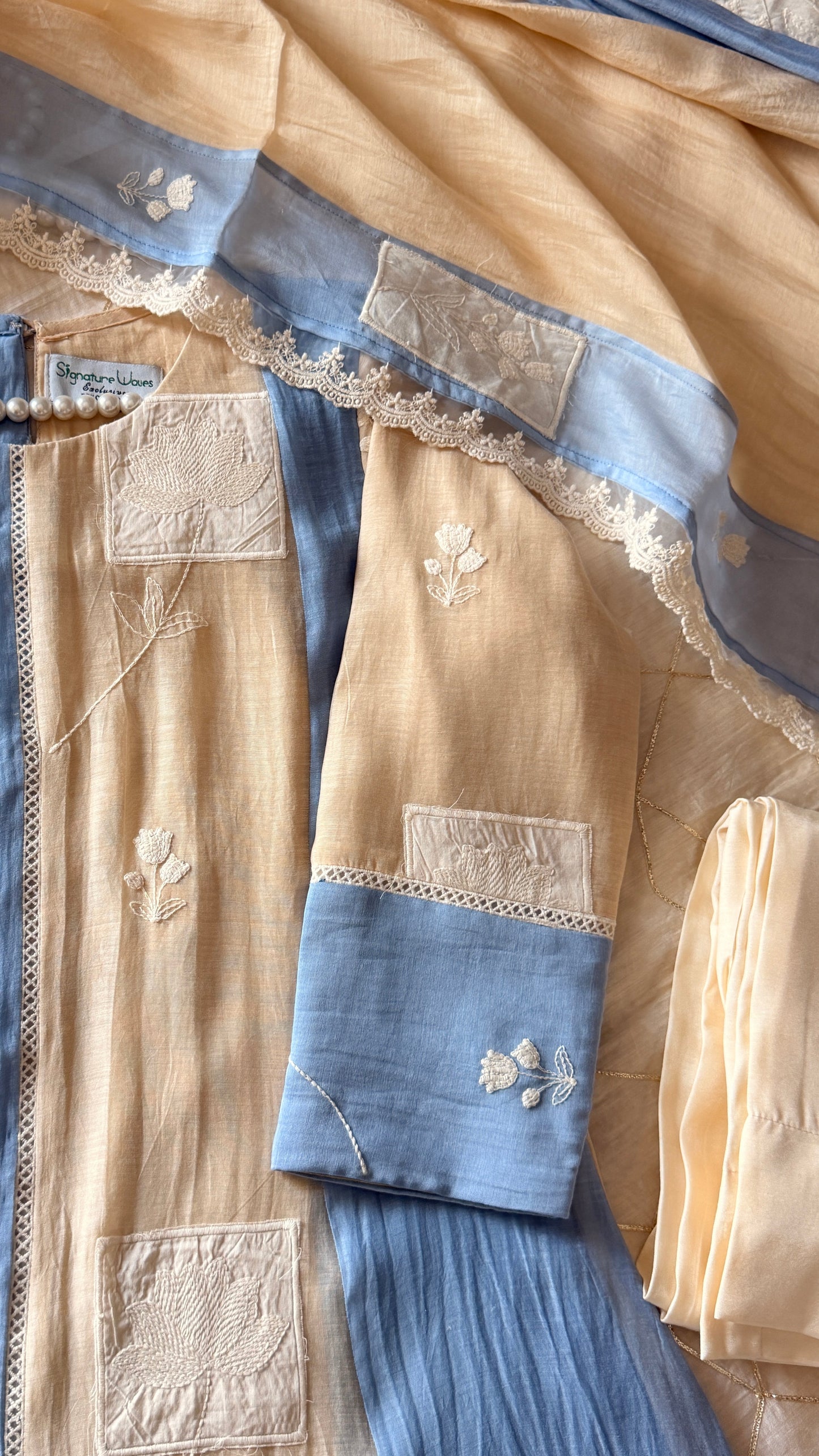MUTED BLUE BEIGE