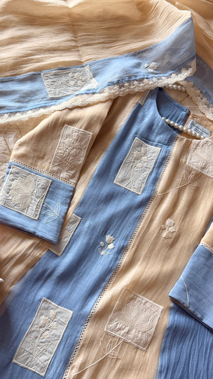 MUTED BLUE BEIGE