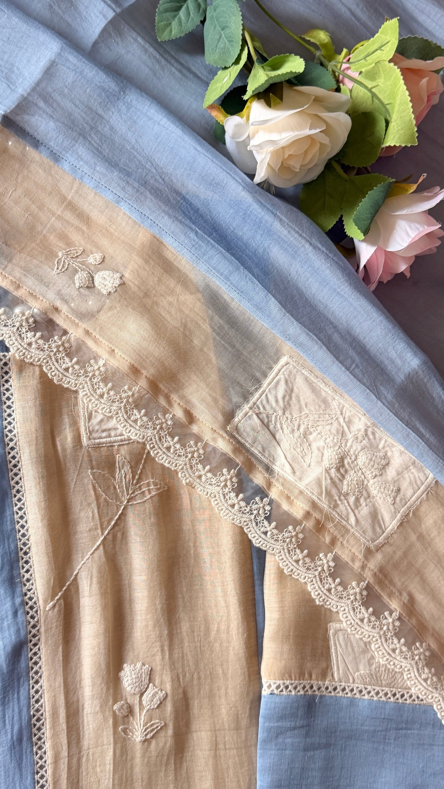 MUTED BLUE BEIGE