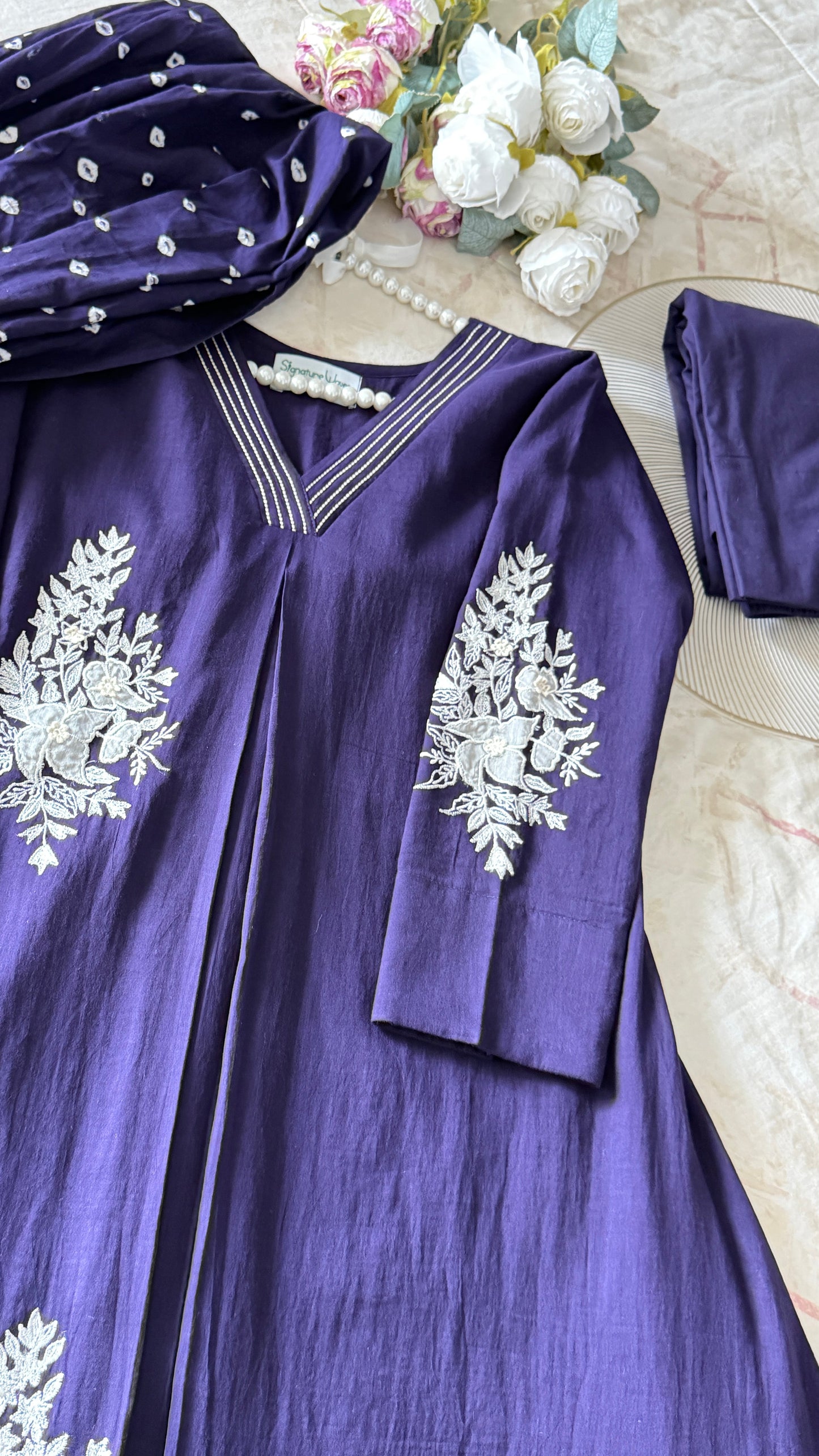 PURPLE BANDHINI EDIT